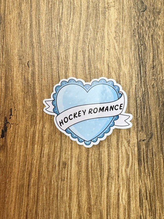 Stickers - Hockey Romance Heart