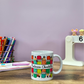 Tasse Céramique 330 ml - Maîtresse Aux Crayons - Personnalisable