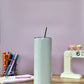 Mug Isotherme 591ml avec Couvercle et Paille - Maîtresse Color - Personnalisable