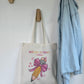 Tote-bag Tissus Recyclé - Maitresse Girly - Personnalisable