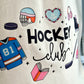 Tote-bag Tissus 100% Recyclé - Hockey Club Romance