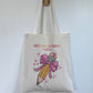 Tote-bag Tissus Recyclé - Maitresse Girly - Personnalisable