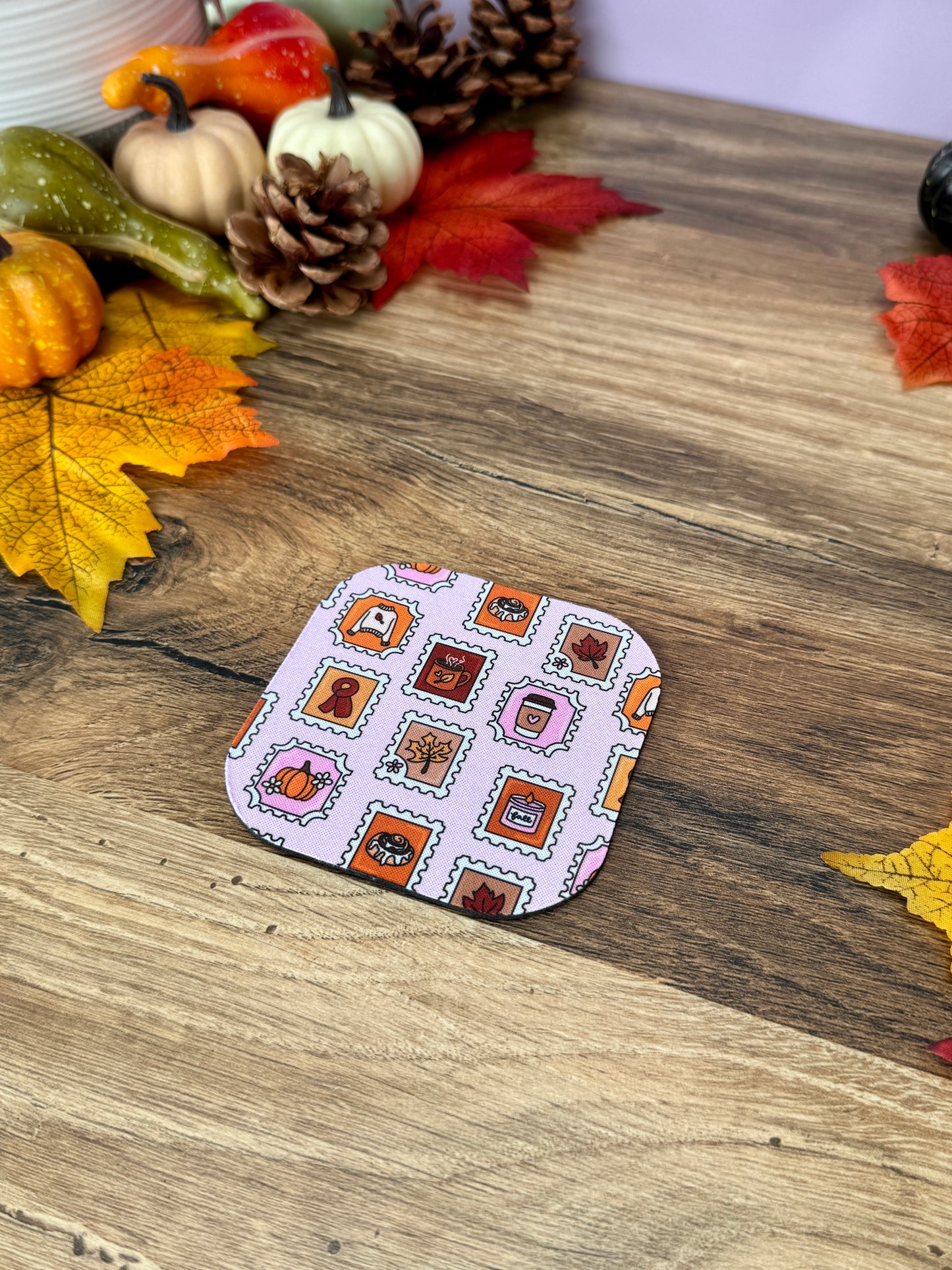 Sous-verre - Timbres D'Automne