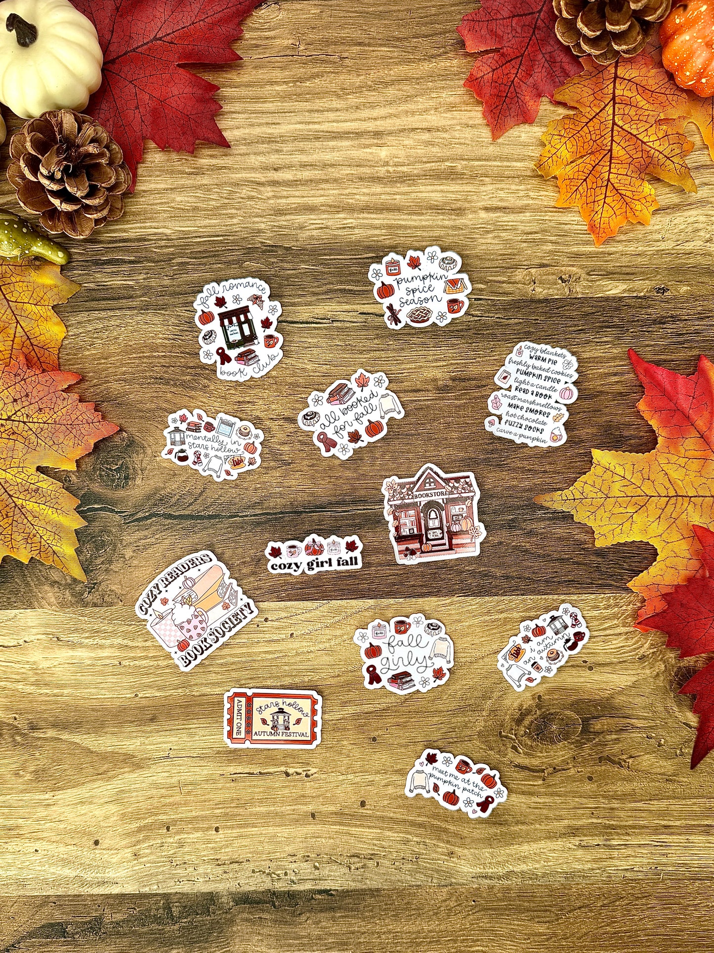 Stickers - Fall Bookstore