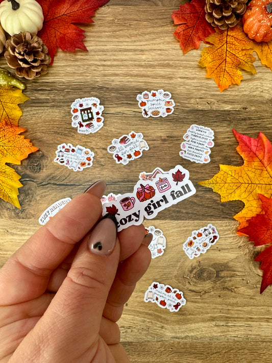 Stickers - Cozy Fall Girl