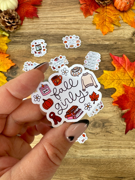 Stickers - Fall Girly