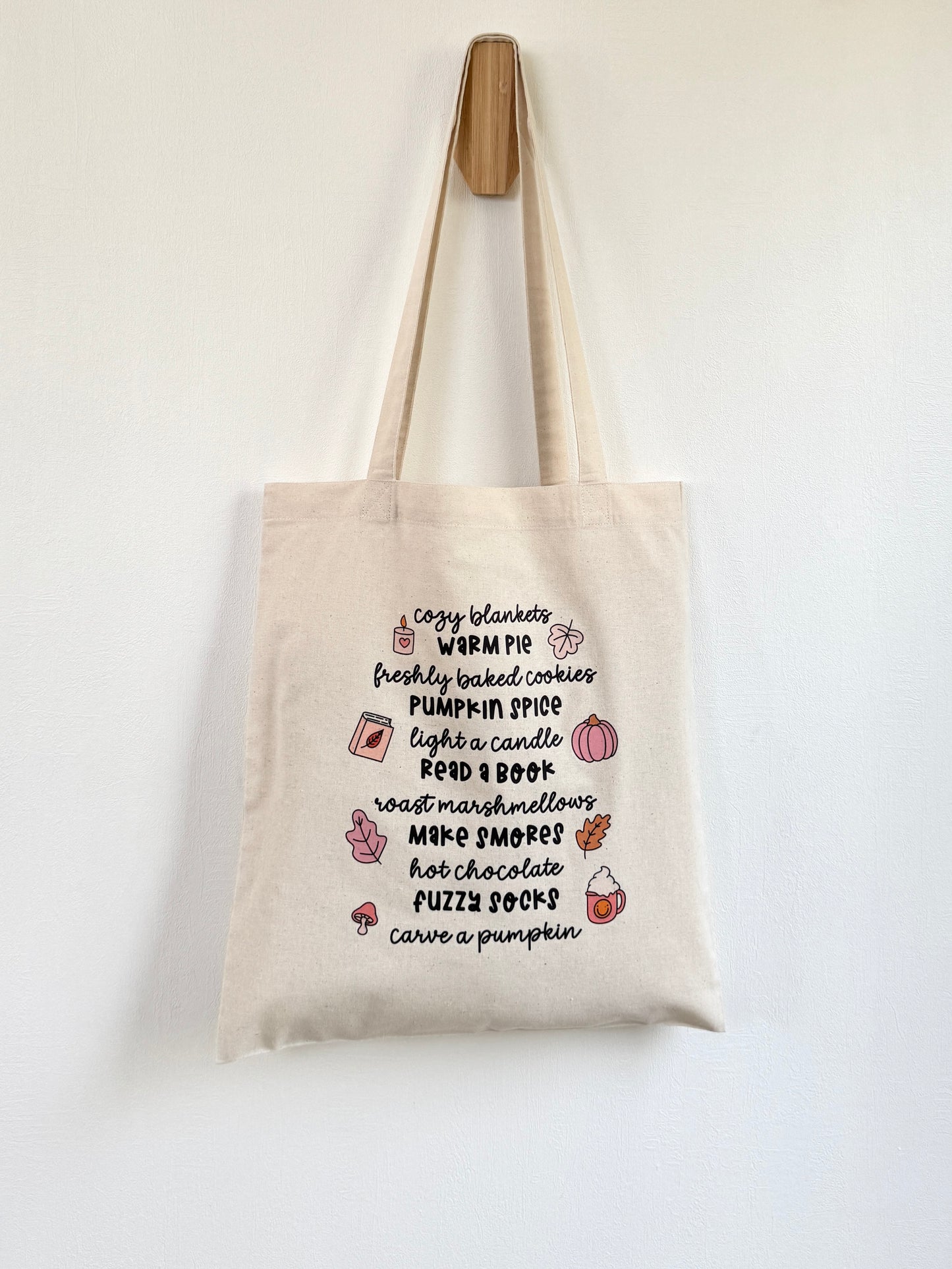 Tote-bag Tissus 100% Recyclé - Fall Cozy List