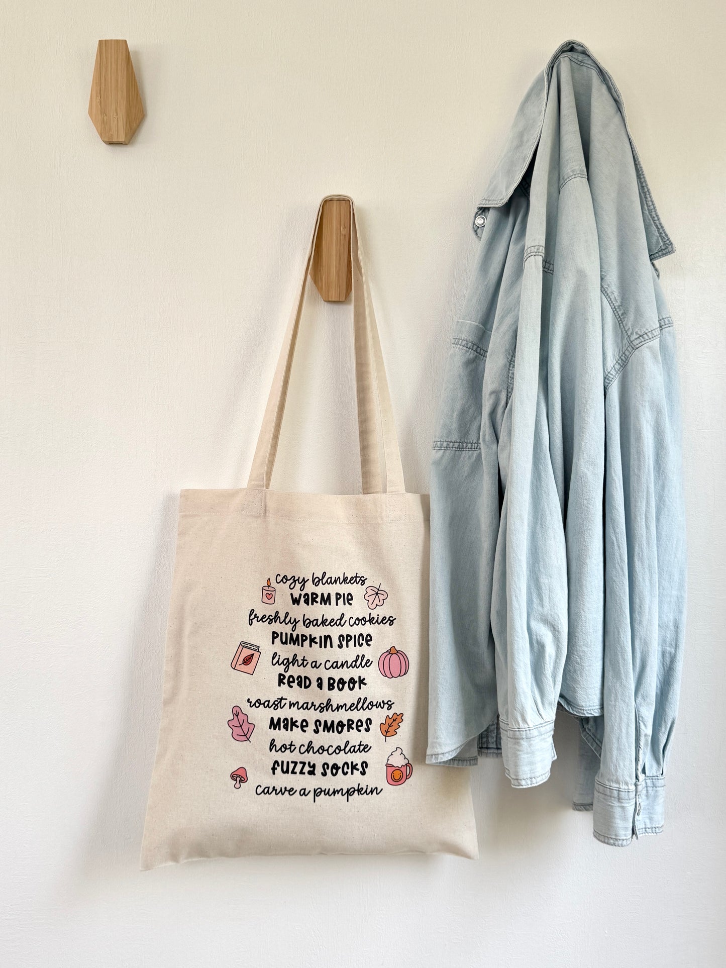 Tote-bag Tissus 100% Recyclé - Fall Cozy List