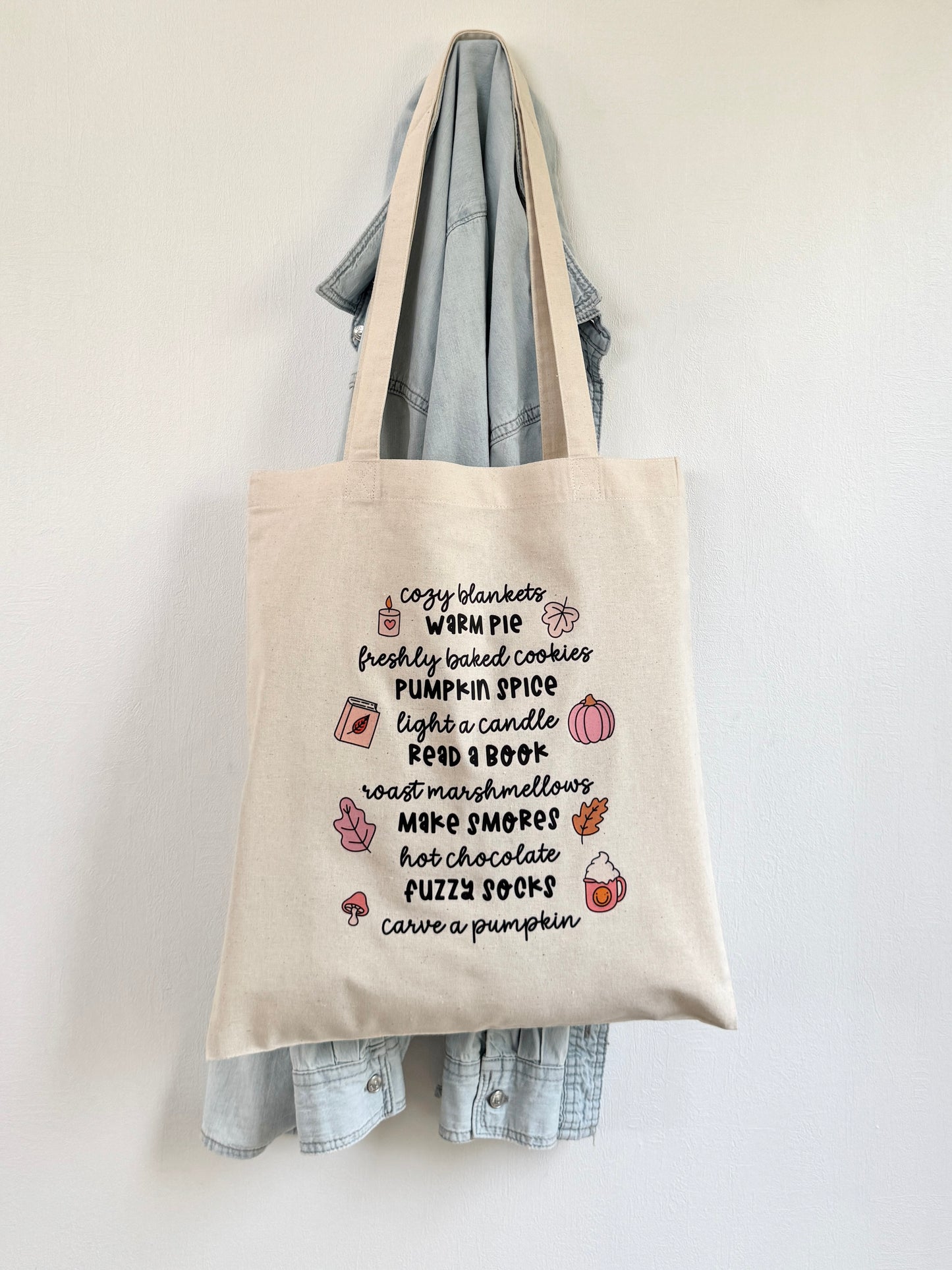 Tote-bag Tissus 100% Recyclé - Fall Cozy List