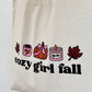 Tote-bag Tissus 100% Recyclé - Cozy Fall Girl