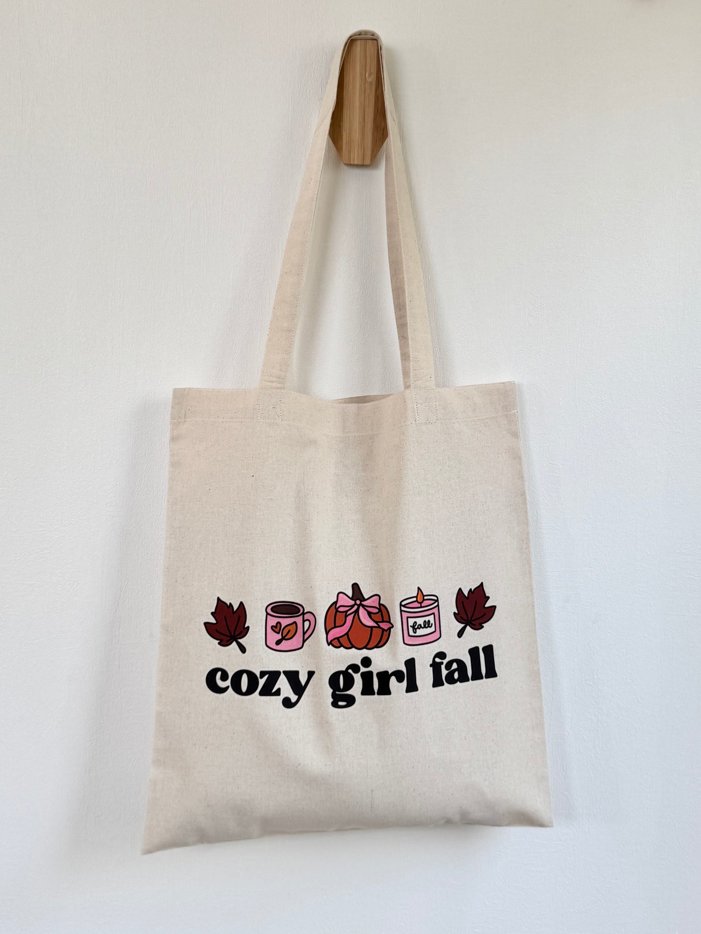 Tote-bag Tissus 100% Recyclé - Cozy Fall Girl