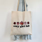 Tote-bag Tissus 100% Recyclé - Cozy Fall Girl
