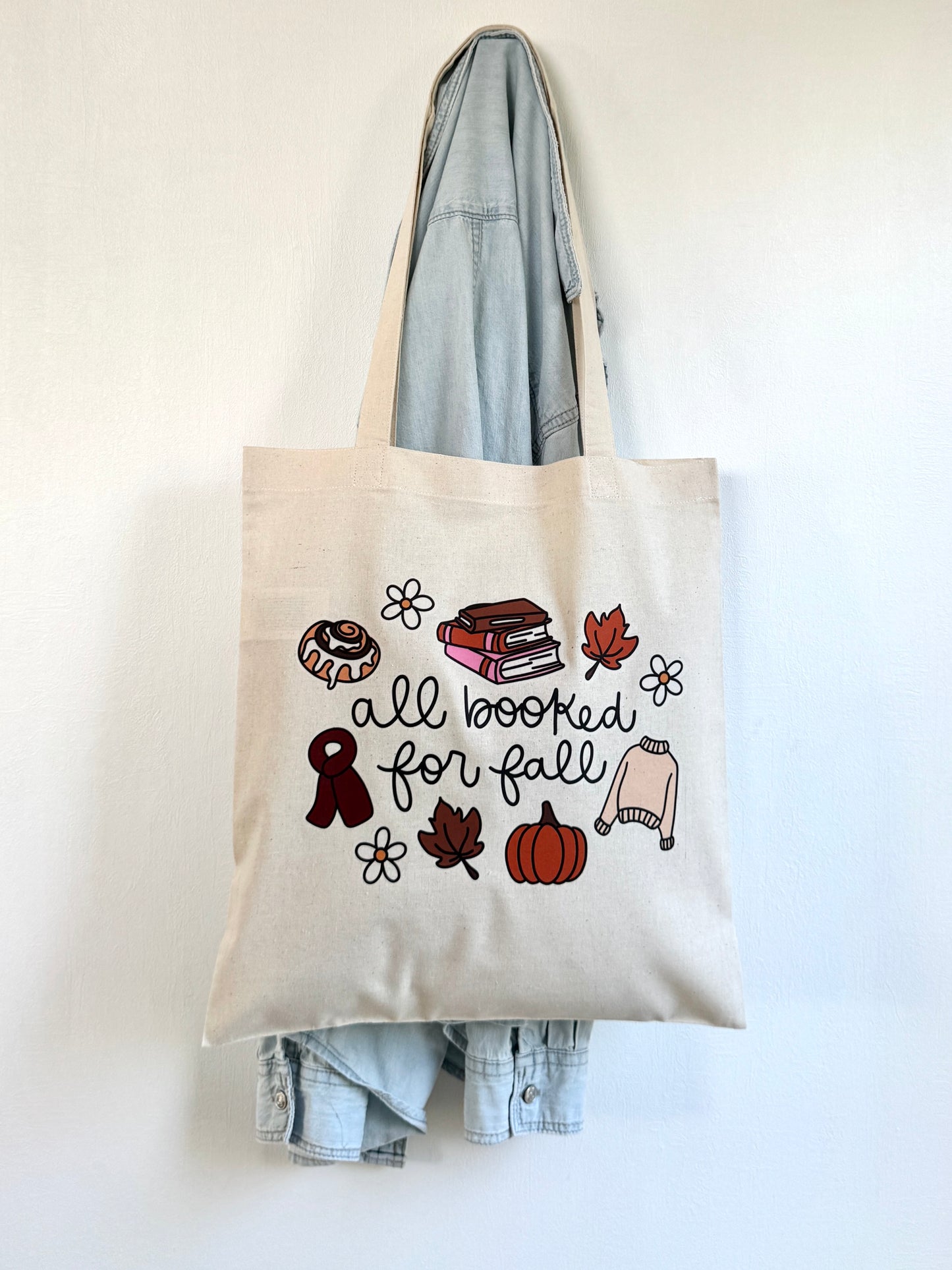 Tote-bag Tissus 100% Recyclé - Booked For Fall