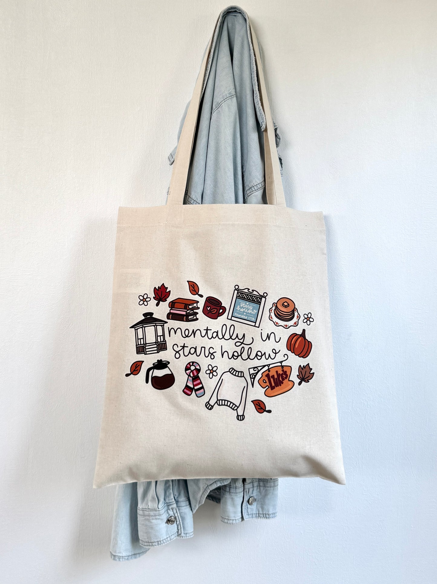 Tote-bag Tissus 100% Recyclé - Mentally In Stars Hollow