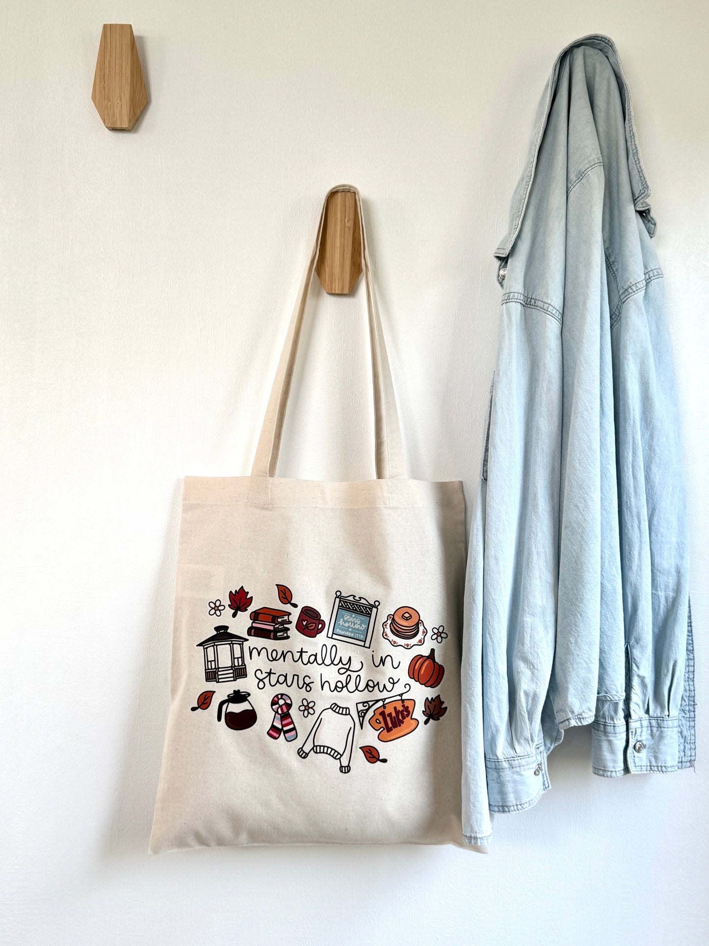 Tote-bag Tissus 100% Recyclé - Mentally In Stars Hollow