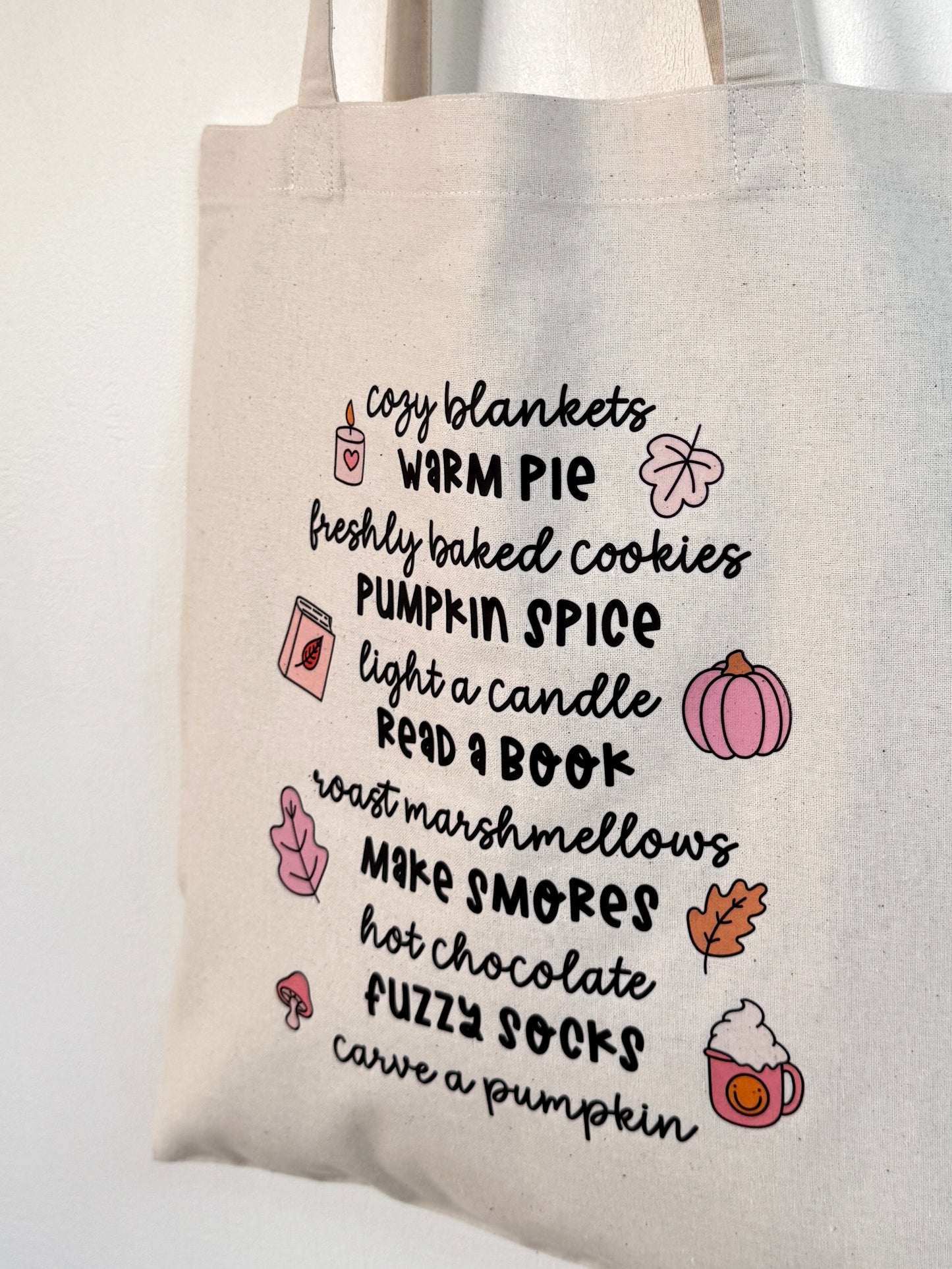 Tote-bag Tissus 100% Recyclé - Fall Cozy List