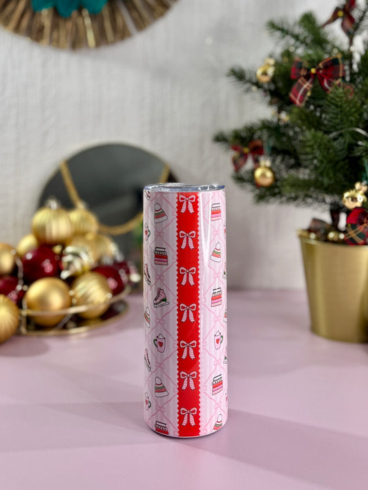 Mug Isotherme 591ml avec Couvercle et Paille - Winter Ice Girl