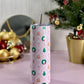 Mug Isotherme 591ml avec Couvercle et Paille - Christmas Ribbon