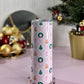 Mug Isotherme 591ml avec Couvercle et Paille - Christmas Ribbon