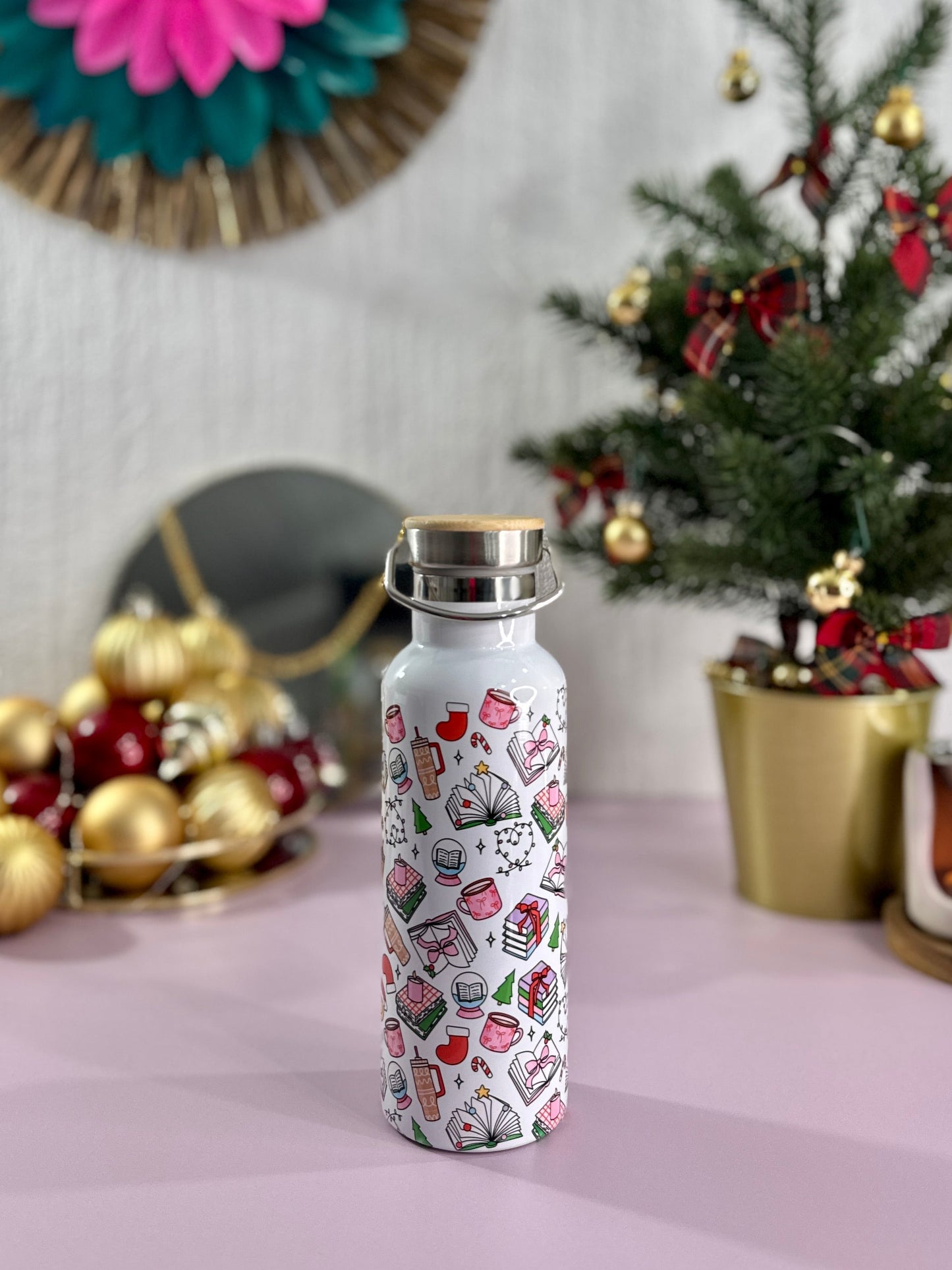 Gourde Isotherme 500 ml - Bookish Christmas