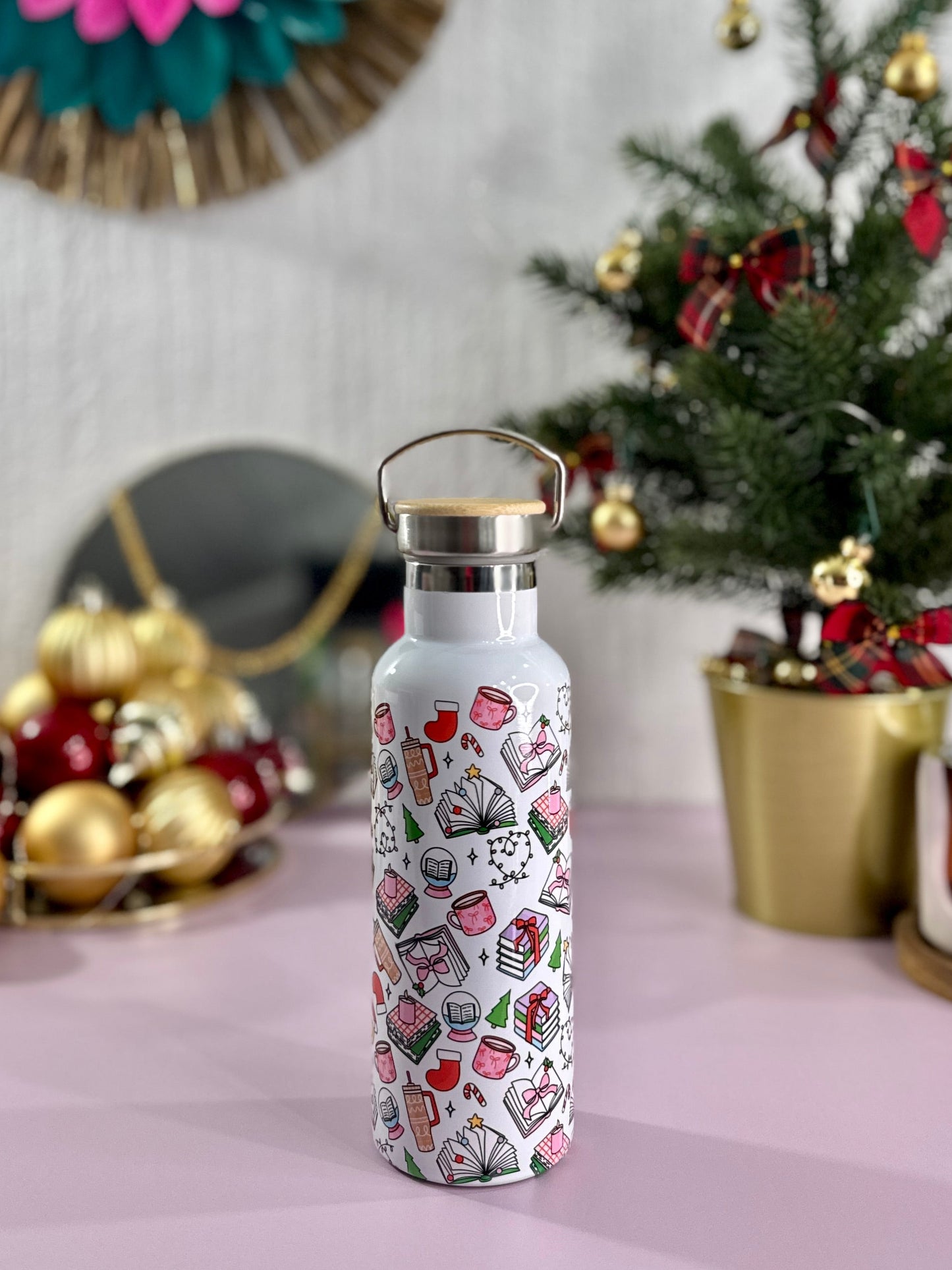 Gourde Isotherme 500 ml - Bookish Christmas