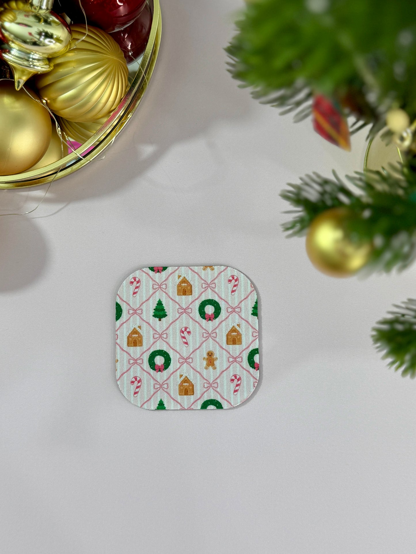 Sous-verre - Christmas Ribbon