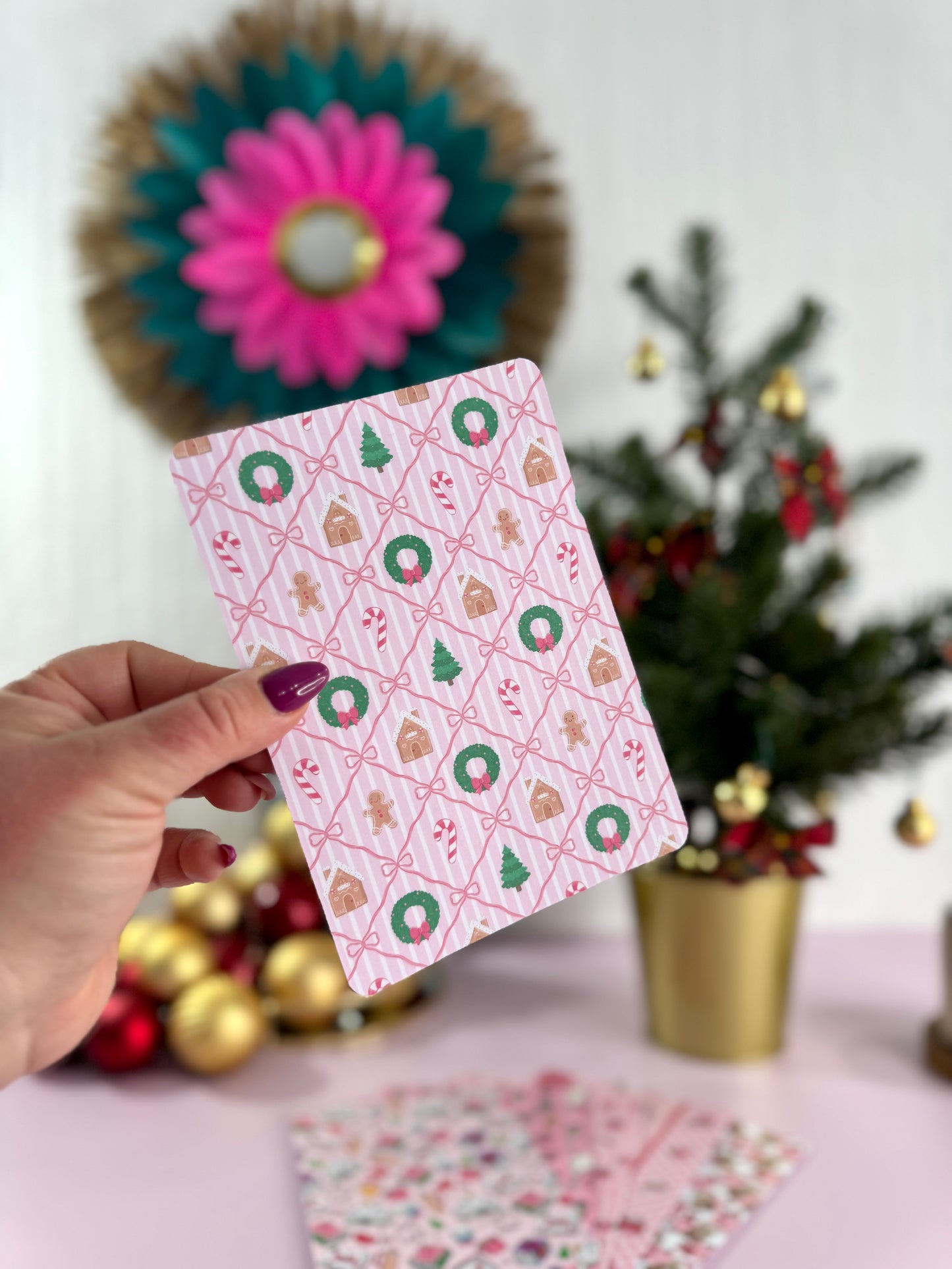 Insert Kindle - Christmas Ribbon