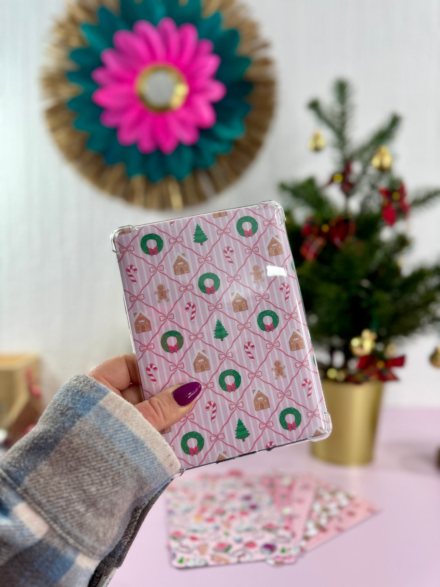 Insert Kindle - Christmas Ribbon