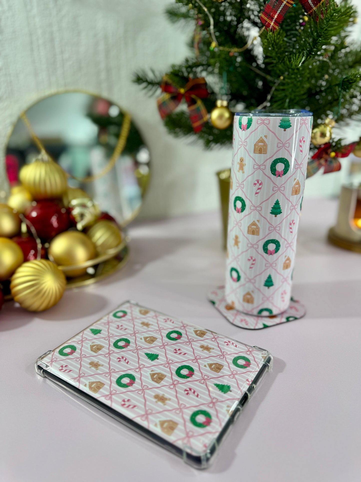 Insert Kindle - Christmas Ribbon