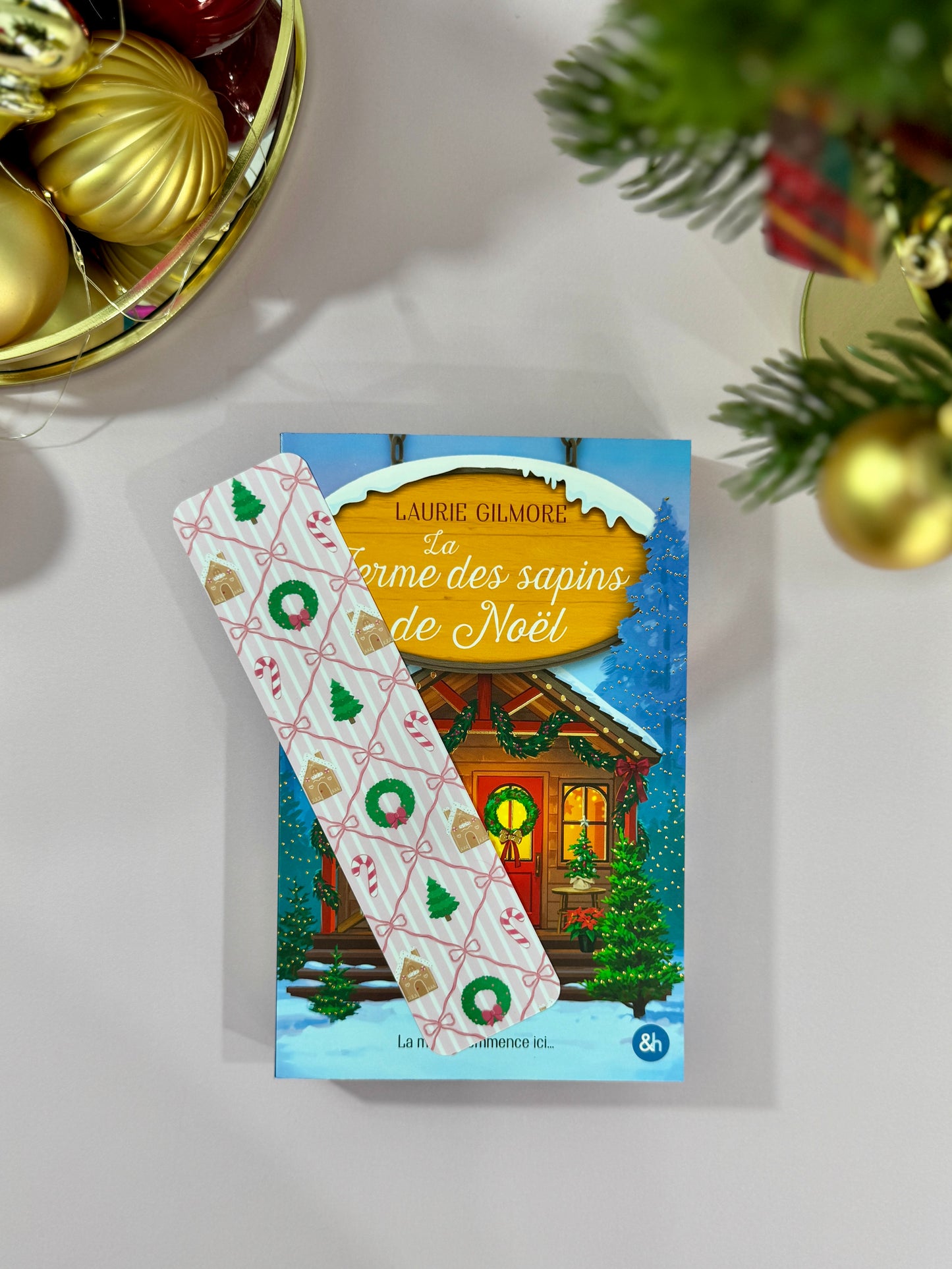 Marque-Page - Christmas Ribbon