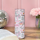 Tumbler Isotherme 591ml avec Couvercle et Paille - Book Mood