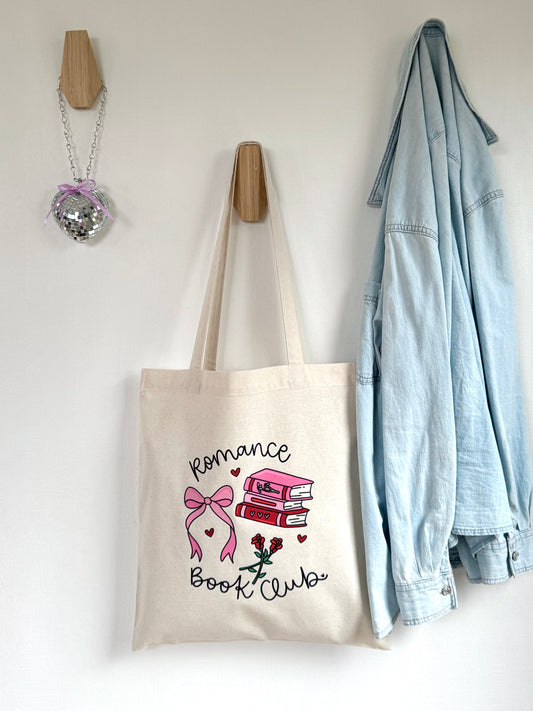Tote-bag Tissus 100% Recyclé - Romance Book Club