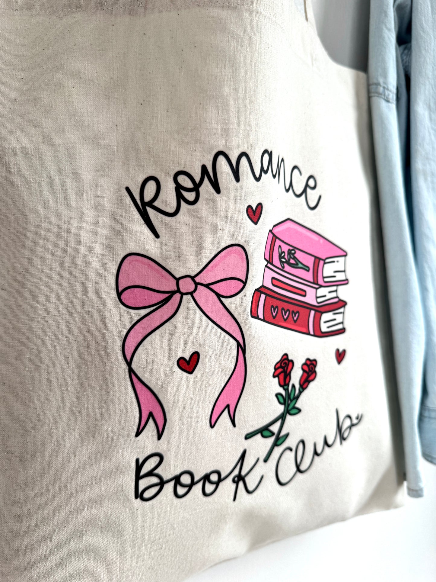 Tote-bag Tissus 100% Recyclé - Romance Book Club