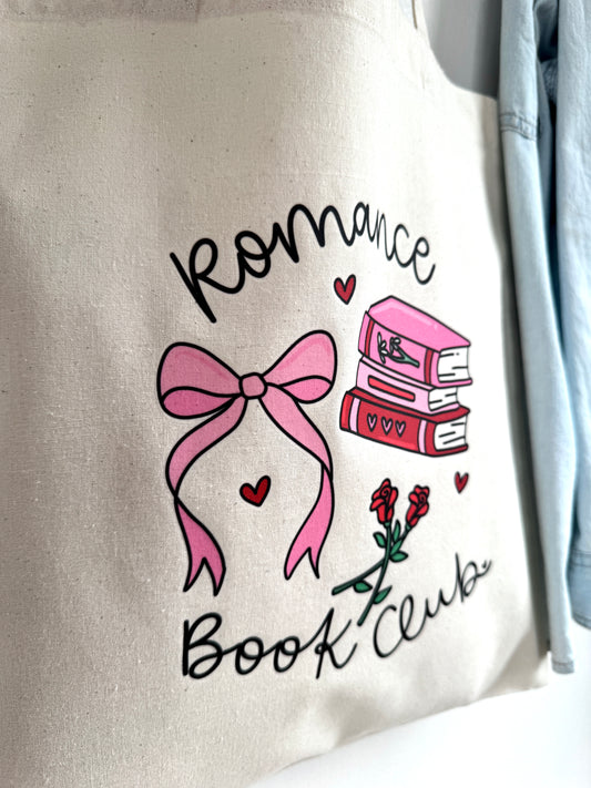 Tote-bag Tissus 100% Recyclé - Romance Book Club
