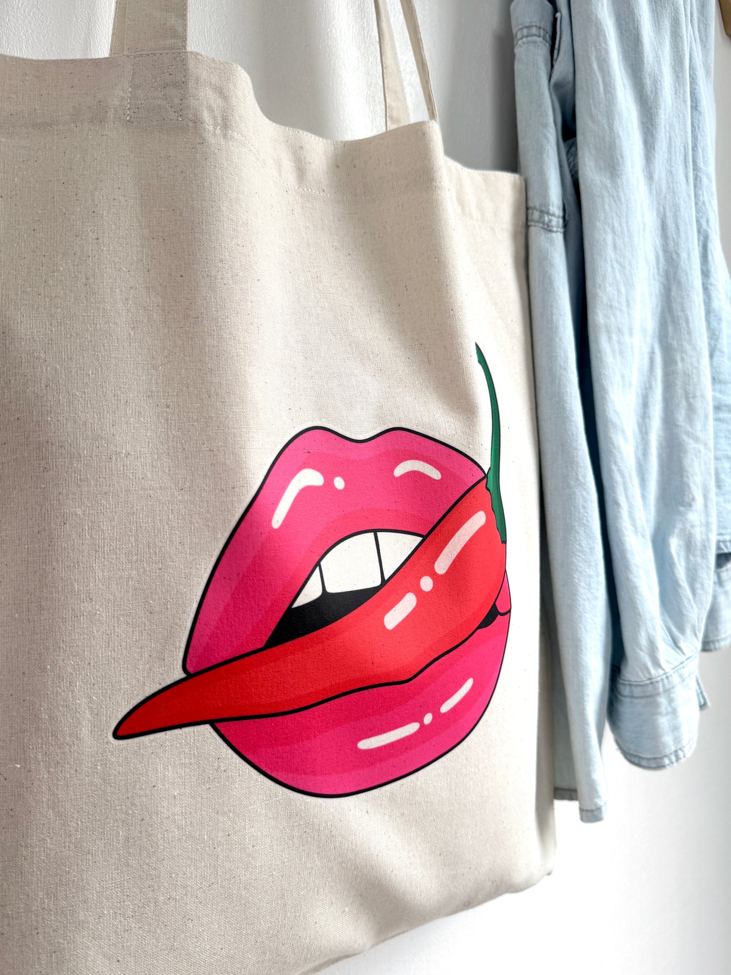 Tote-bag Tissus 100% Recyclé - Spicy Reader