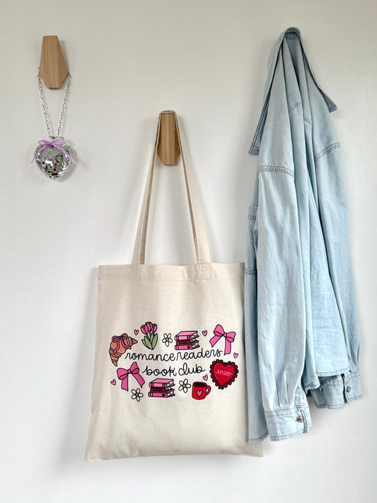 Tote-bag Tissus 100% Recyclé - Romance Readers Book Club