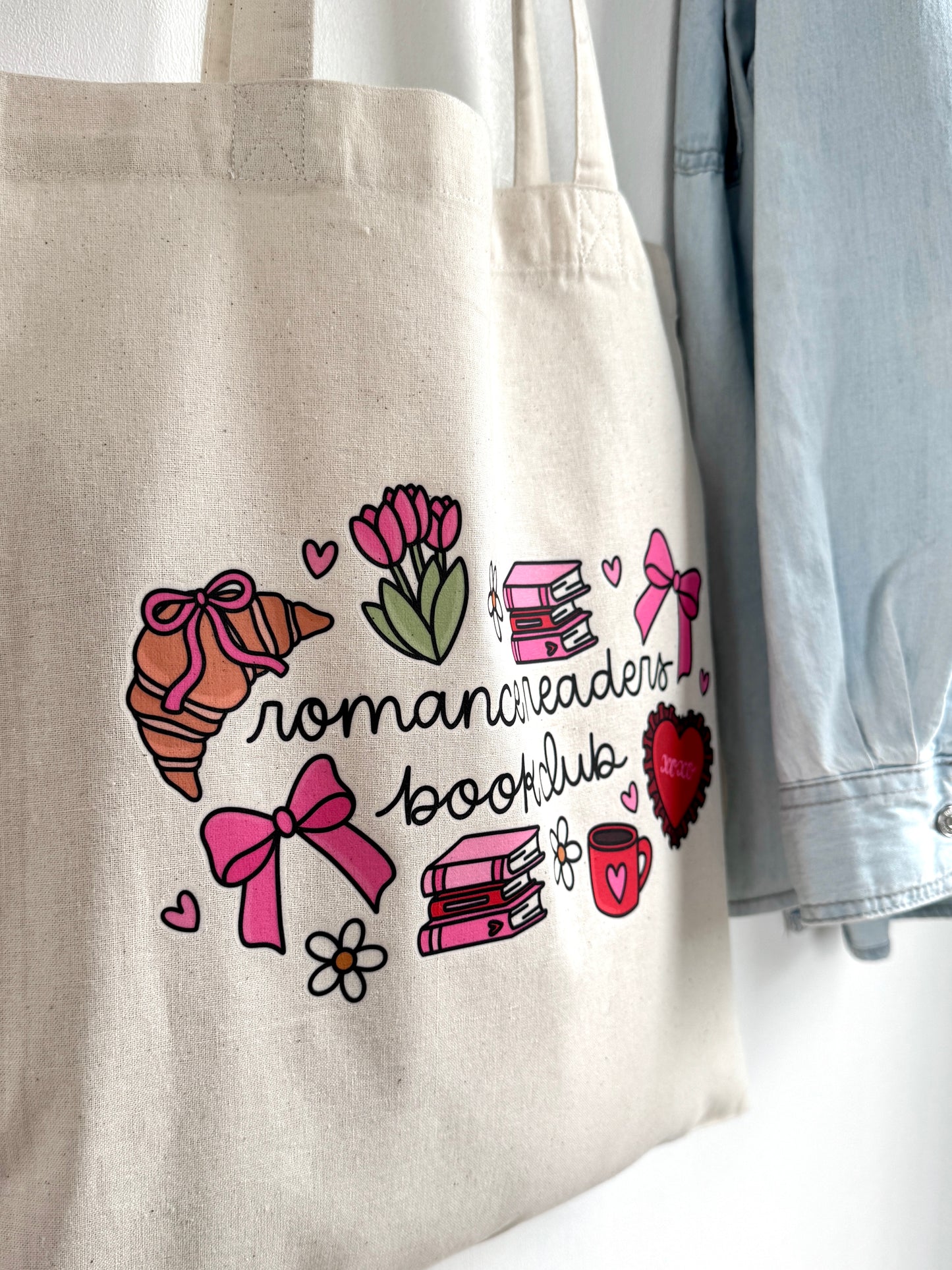 Tote-bag Tissus 100% Recyclé - Romance Readers Book Club
