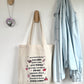 Tote-bag Tissus 100% Recyclé - Romance Tropes