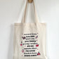 Tote-bag Tissus 100% Recyclé - Romance Tropes