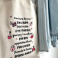 Tote-bag Tissus 100% Recyclé - Romance Tropes