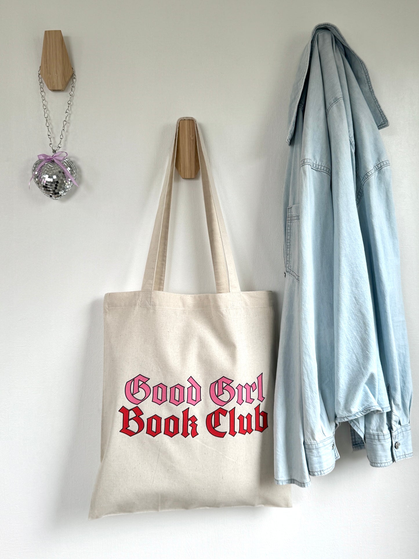 Tote-bag Tissus 100% Recyclé - Good Girl Book Club - 1