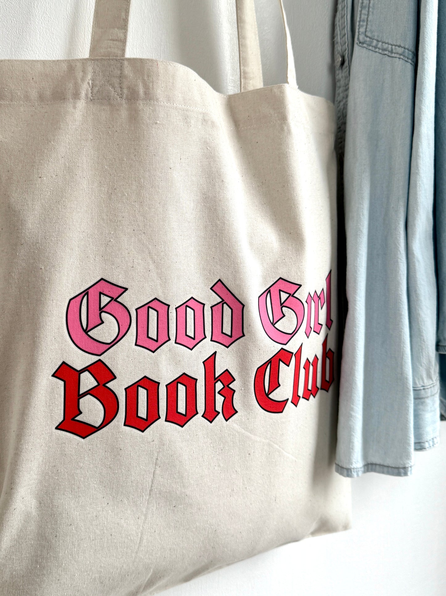 Tote-bag Tissus 100% Recyclé - Good Girl Book Club - 1