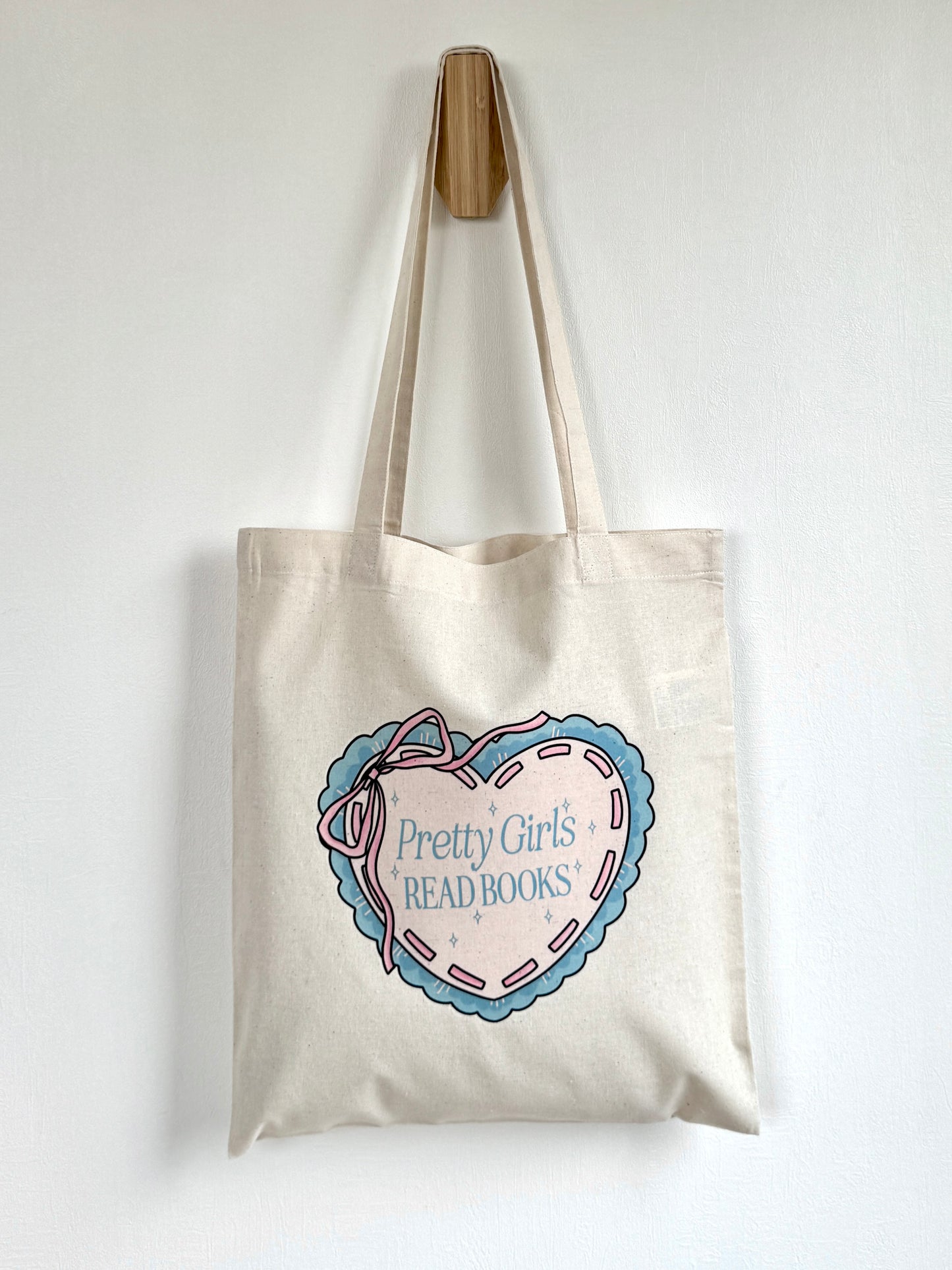 Tote-bag Tissus 100% Recyclé - Pretty Girls Read Books
