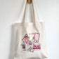 Tote-bag Tissus 100% Recyclé - Book Mood