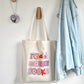 Tote-bag Tissus 100% Recyclé - Read More Books