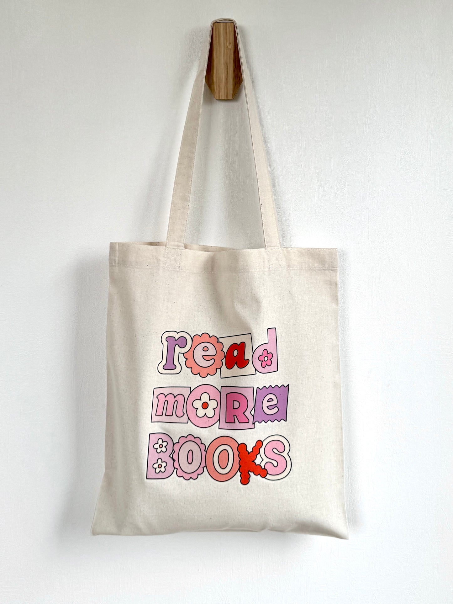 Tote-bag Tissus 100% Recyclé - Read More Books