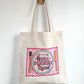 Tote-bag Tissus 100% Recyclé - Girl Dinner
