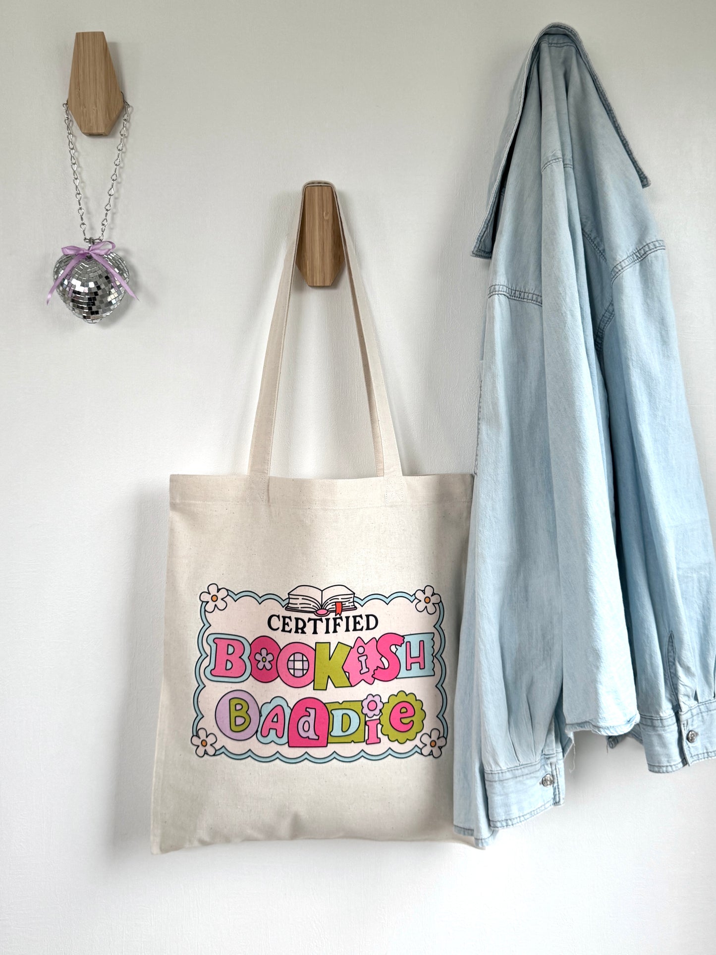 Tote-bag Tissus 100% Recyclé -  Bookish Baddie