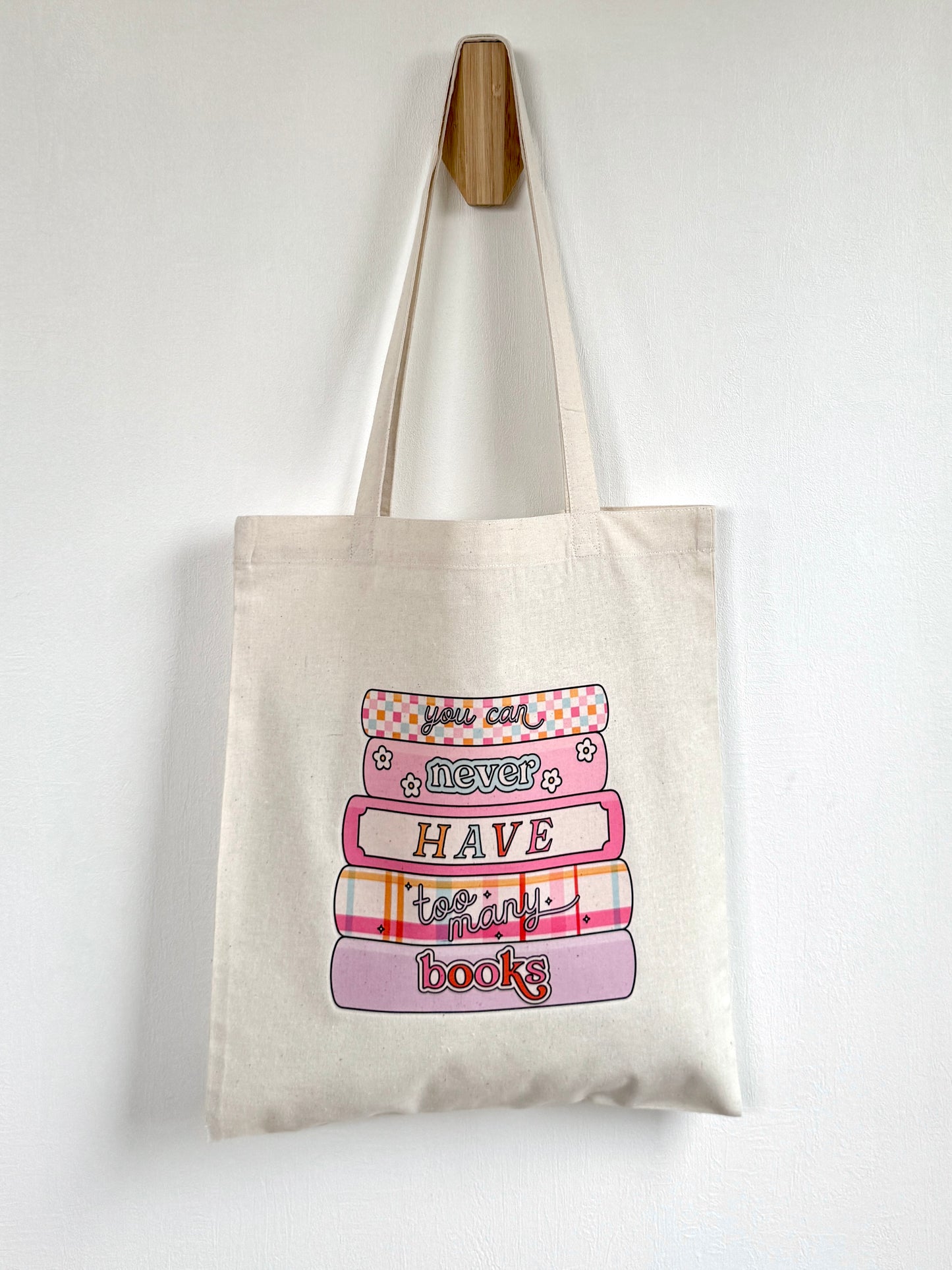 Tote-bag Tissus 100% Recyclé - No Too Many Books