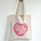 Tote-bag Tissus 100% Recyclé - Doing My Best Heart